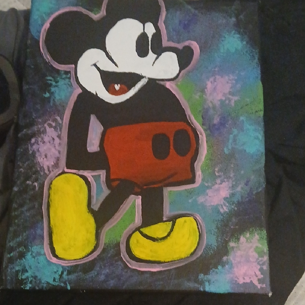 Vibrant Cartoon Character Canvas Art